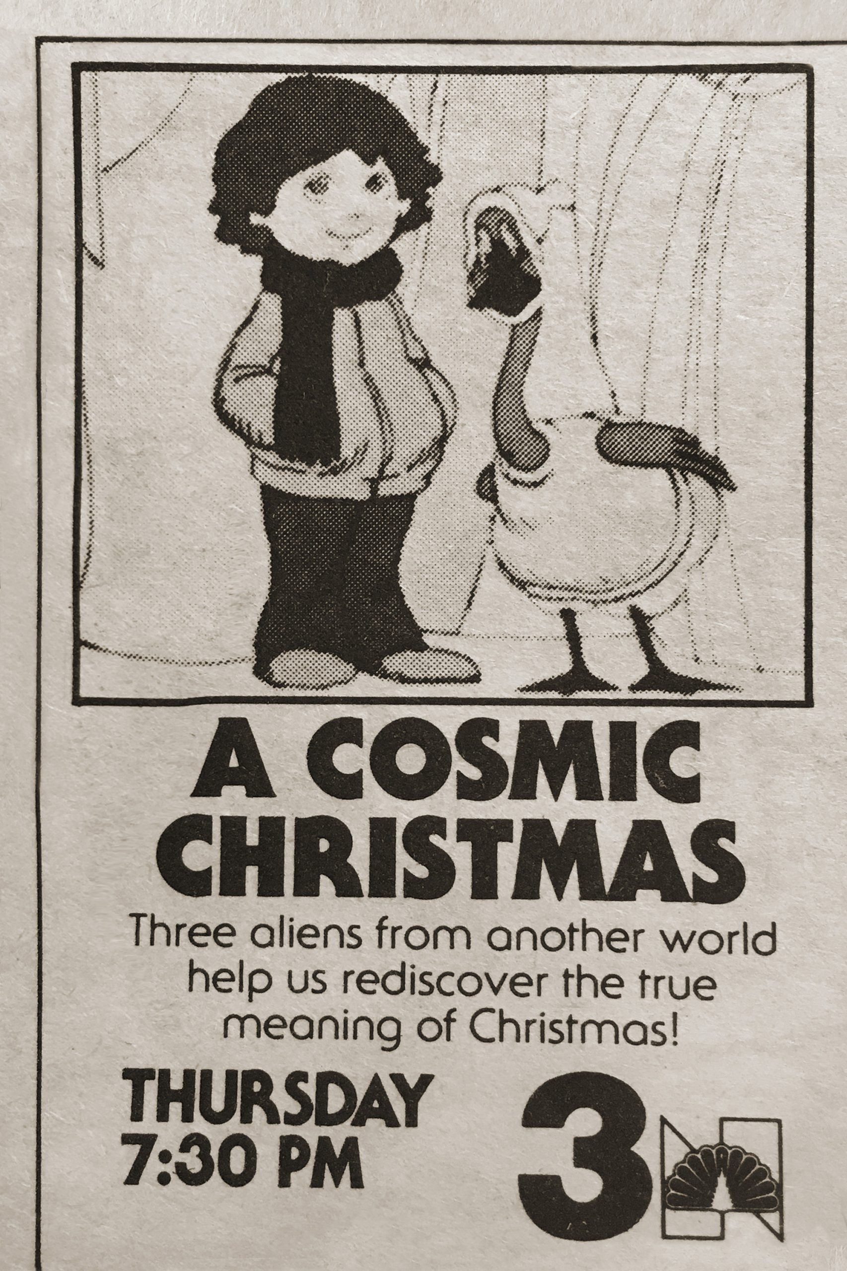TV Guide Ad #1, Northeast Ohio edition, 1978. Image of Peter and Lucy.
