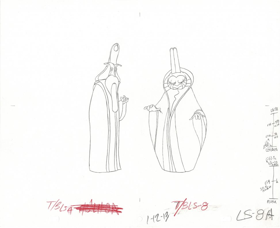 Original Drawing: Lexicon and Plutox