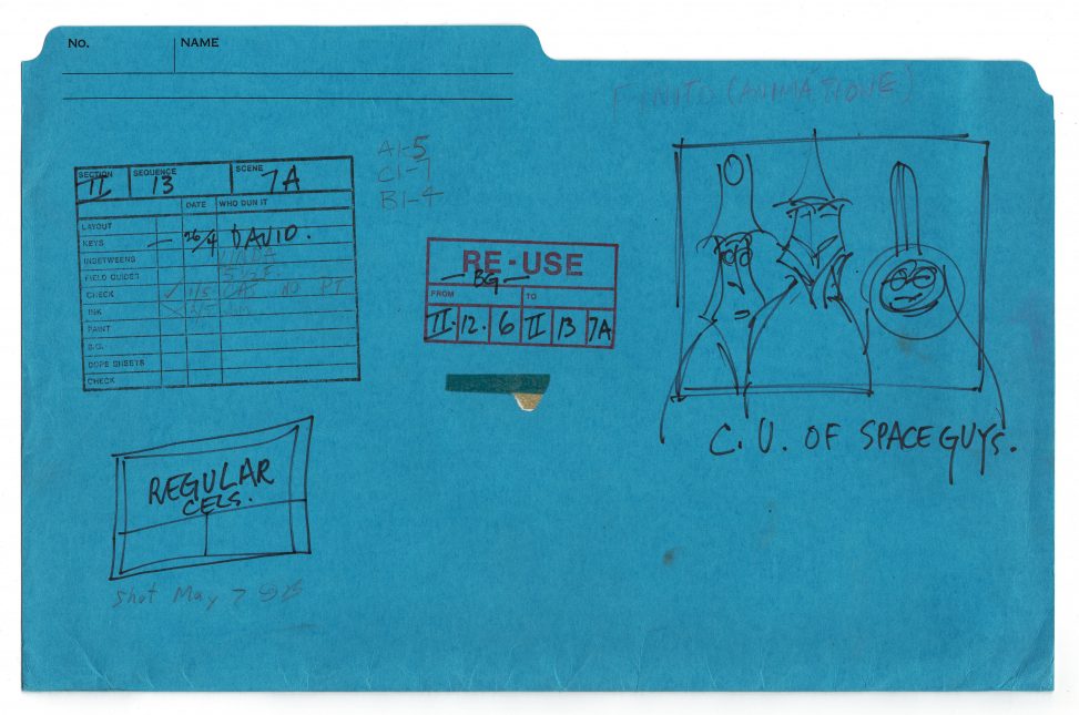 Production Folder: Aliens at the House